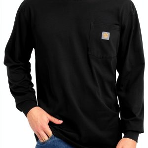 Heavyweight Work Shirt Mens Pocket Tee 240GSM Fabric-0