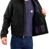 Carhartt J97 Big Tall Work Jacket Black Brown Mens-1