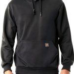 Men Fleece Hoodie Sweatshirt Soft Warm Pullover Essential-0