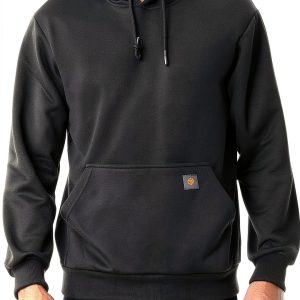 Men Fleece Hoodie Sweatshirt Soft Warm Pullover Essential-0
