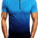 Mens Polo Shirts Cotton Short Sleeve Casual Stylish Navy-0