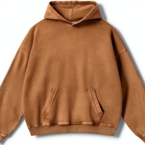 Vintage Hoodie Heavyweight Cotton Unisex Retro Design-0