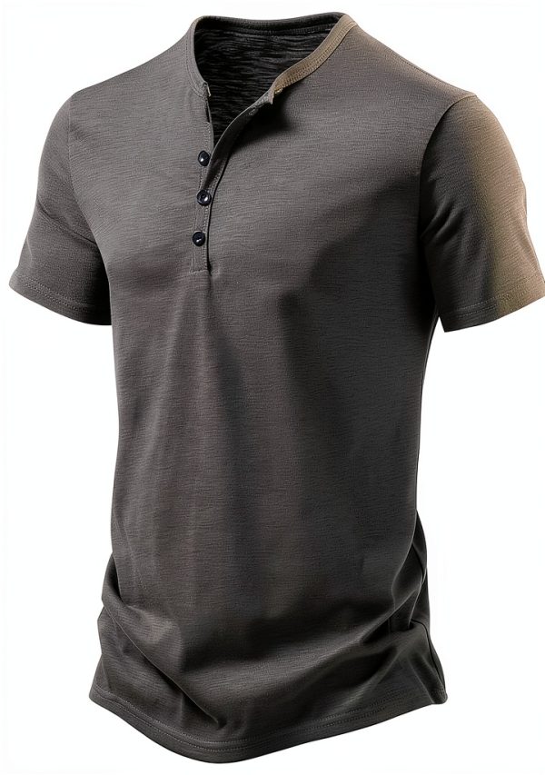 Mens Cotton Short Sleeve Polo Shirts Casual Stylish Fit-1