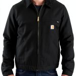Carhartt J97 Big Tall Work Jacket Black Brown Mens-0