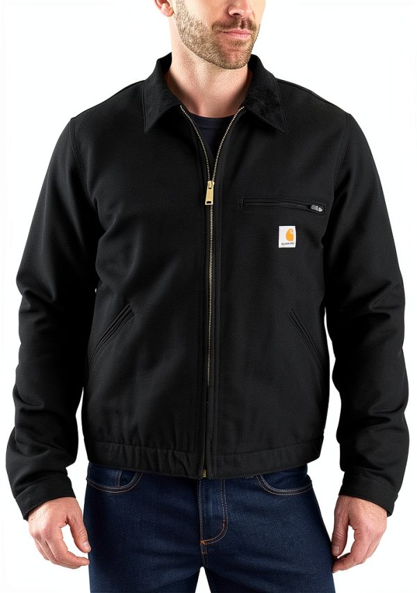 Carhartt J97 Big Tall Work Jacket Black Brown Mens-0
