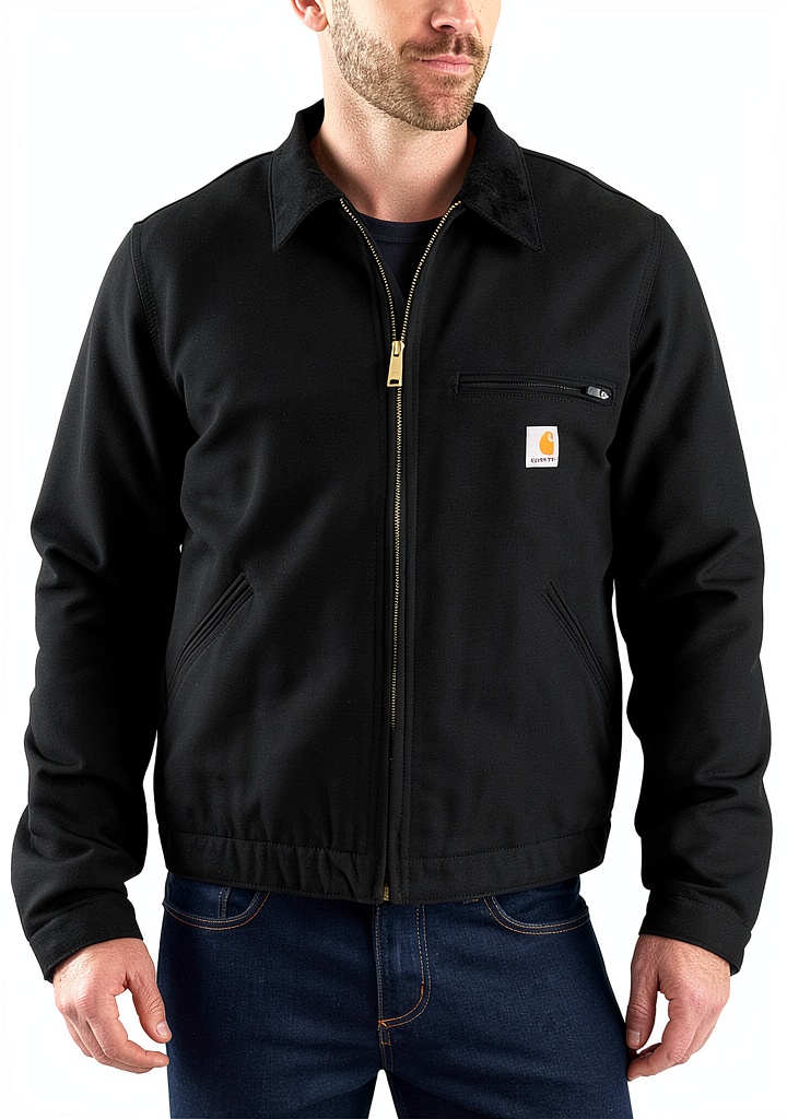 Carhartt J97 work jacket worn on a construction site