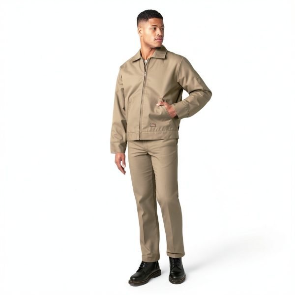Dickies Twill Work Jacket Mens Water Resistant Durable-3