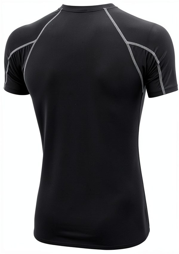 Mens Linen Shirt Slim Fit Short Sleeve Graphic Tee-1