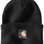 Carhartt Knit Camo Patch Beanie Mens Winter Hat-0