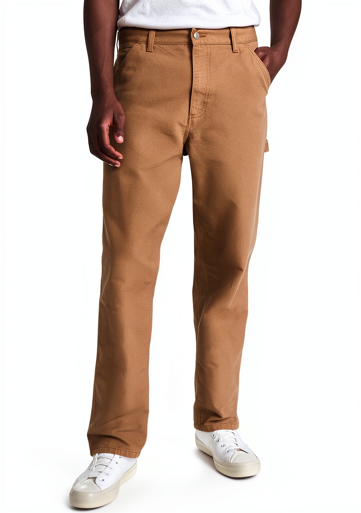 Dearborn Canvas Work Pants showing tool pockets and fit