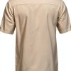 Mens T-Shirts Cotton Comfort Fit Black White Gray Khaki-3