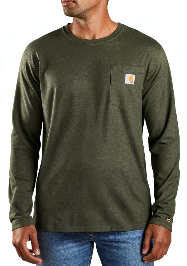 Carhartt Mens Work Shirt Force Technology UPF 25+-1