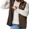 Mens Work Vest Polyester Waterproof Storage Pockets-2