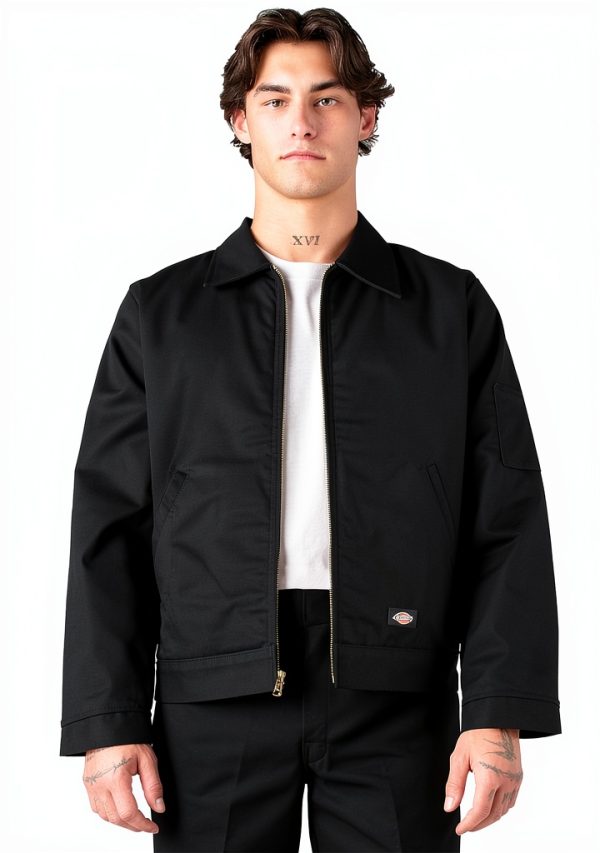 Dickies Twill Work Jacket Mens Water Resistant Durable-0