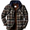 Legendary Whitetails Mens Flannel Shirt Jacket Berber Lined-1
