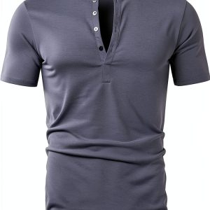 Mens Cotton Golf Shirt Big Tall Army Green Casual Polo-0