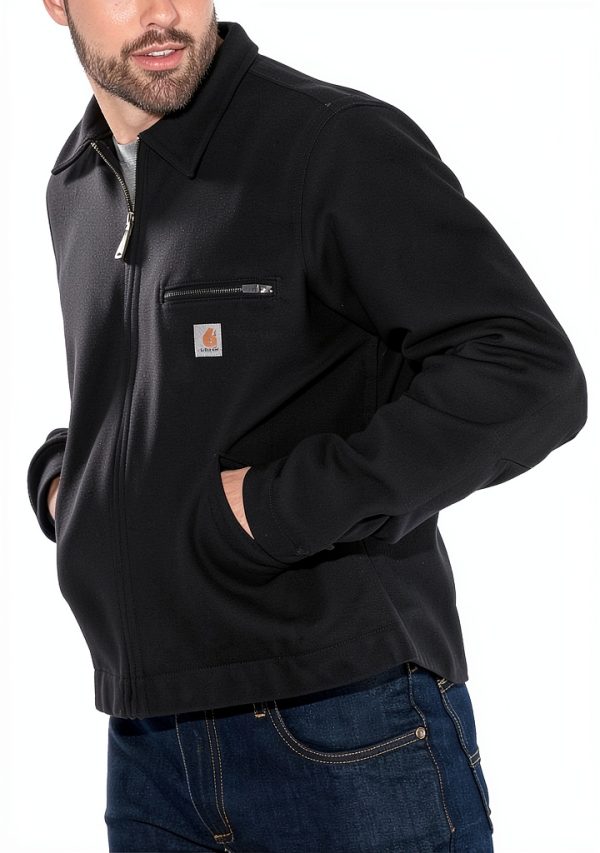 Carhartt J97 Big Tall Work Jacket Black Brown Mens-4