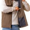 Mens Work Vest Polyester Waterproof Storage Pockets-3