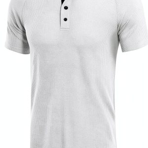 Mens Polo Shirts Slim Fit Cotton Casual Stylish Multiple-0