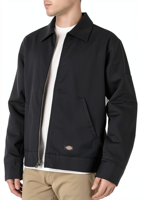 Dickies Twill Work Jacket Mens Water Resistant Durable-2