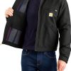 Carhartt J97 Big Tall Work Jacket Black Brown Mens-3
