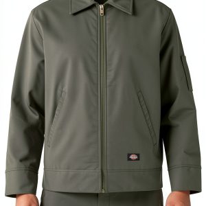 Dickies Mens Work Jacket Polyester Cotton Twill Quilted-0