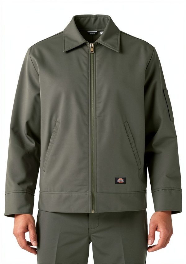 Dickies Mens Work Jacket Polyester Cotton Twill Quilted-0