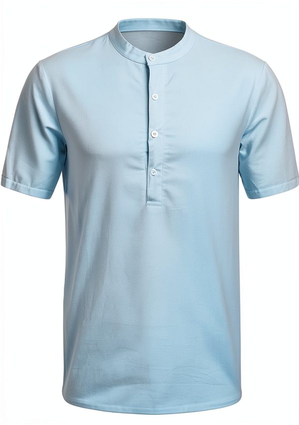 Mens T Shirts Short Sleeve Crewneck Casual Fashion Fit-2