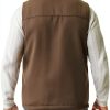 Mens Work Vest Polyester Waterproof Storage Pockets-1
