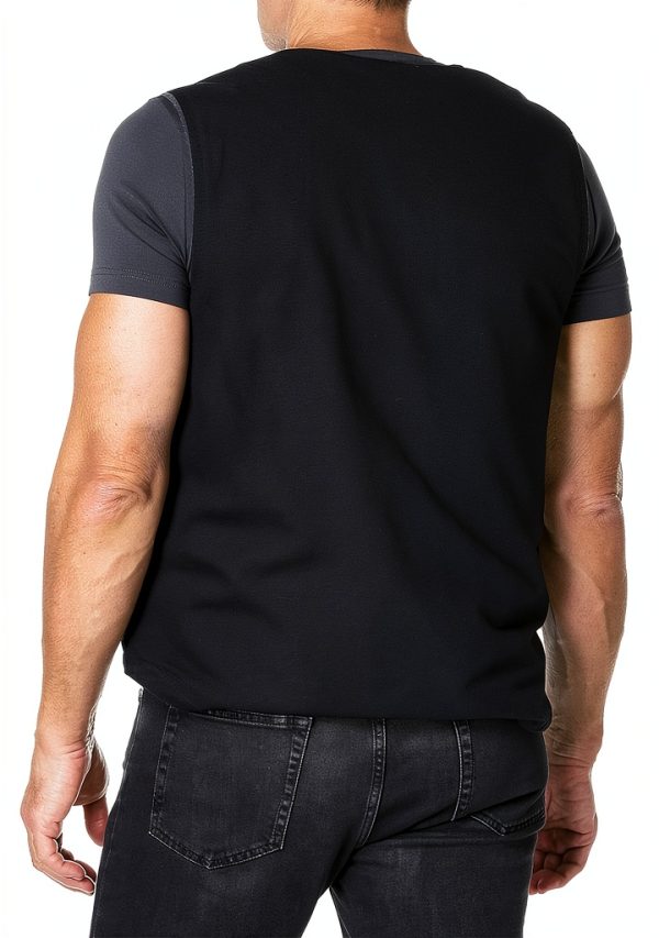 Carhartt Mens Sherpa Lined Duck Vest Driftwood Black-1