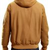 TBMPOY Mens Cotton Fleece Hooded Work Jacket Winter Outdoor-1