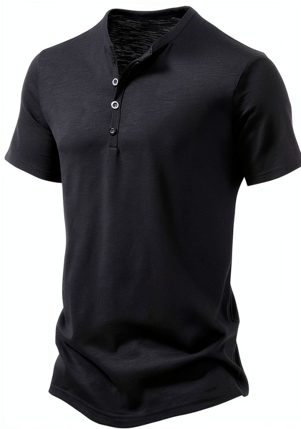 Mens Linen Shirts 100% Linen Casual Button Down Slim Fit-1