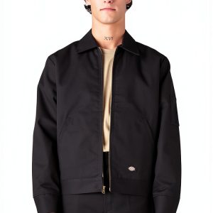 Dickies Twill Work Jacket Mens Water Resistant Durable-0