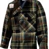 Legendary Whitetails Mens Flannel Shirt Jacket Berber Lined-4