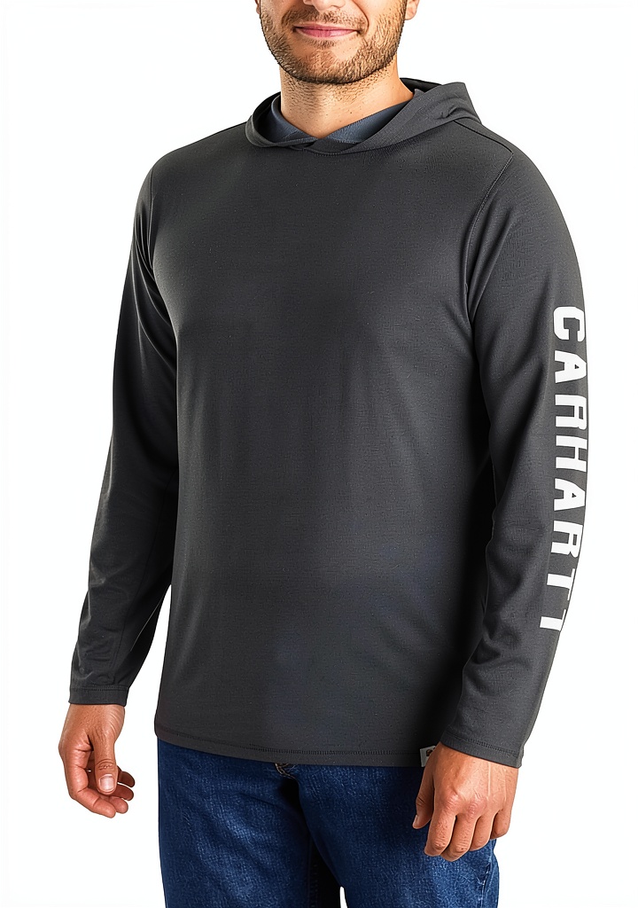 Carhartt work shirt in action on a construction site