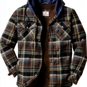 Legendary Whitetails Mens Flannel Shirt Jacket Berber Lined-0