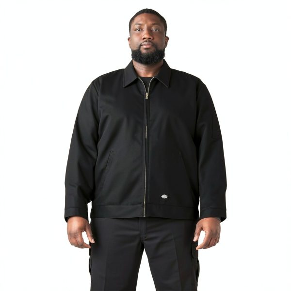 Dickies Twill Work Jacket Mens Water Resistant Durable-5