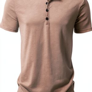 Mens T Shirts Cotton Comfort Fit Army Green Black White-0