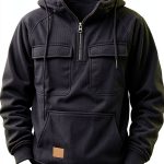 Mens Ren Faire Hoodie Premium Cotton Blend Streetwear Cargo-0