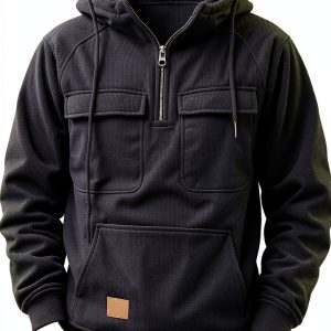 Mens Ren Faire Hoodie Premium Cotton Blend Streetwear Cargo-0