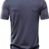 Mens Cotton Golf Shirt Big Tall Army Green Casual Polo-2